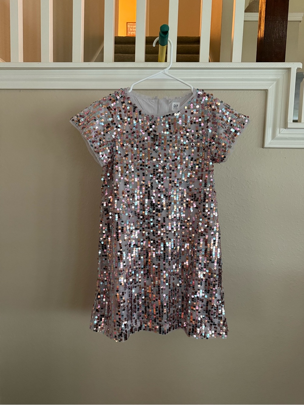 Girls Gap Kids Sparkling Sequin Shift Dress - Size L (NWT)